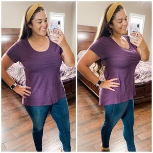 NWT LulaRoe Purple Classic T
